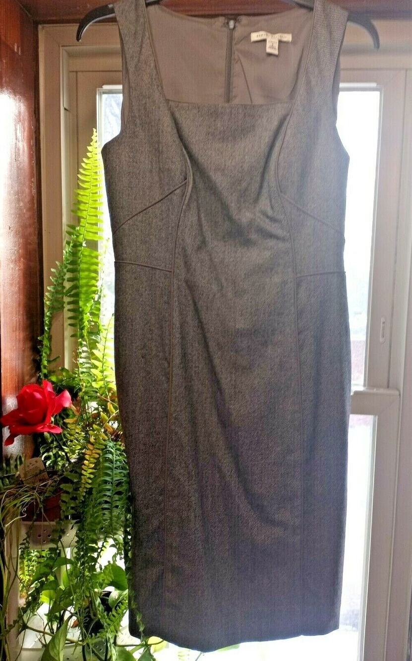 Banana Republic Grey lined Sleeveless Dress Size 4